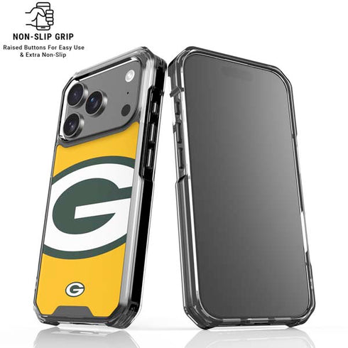 NFL Green Bay Packers Large Logo iPhone 18 Pro Clear Case