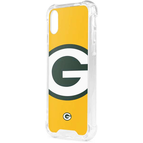 NFL Green Bay Packers Large Logo iPhone XS Clear Case