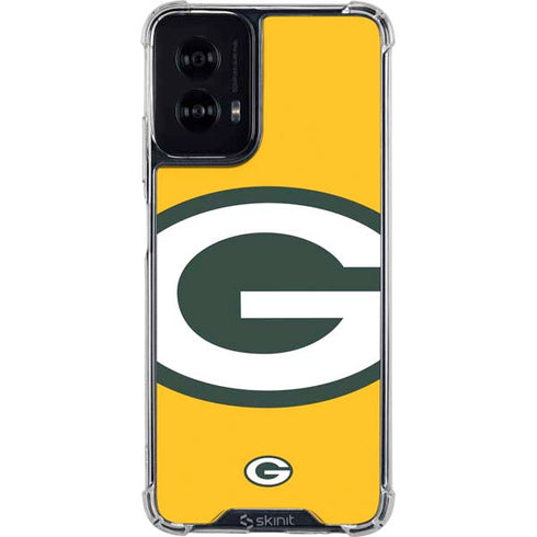 NFL Green Bay Packers Large Logo Moto G Power 5G (2024) Clear Case