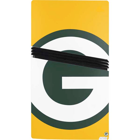 NFL Green Bay Packers Large Logo PS5 Pro Bundle Skin