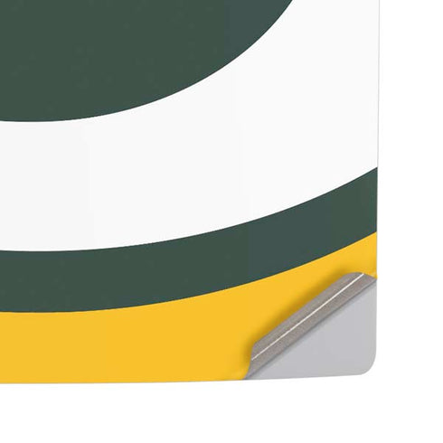 NFL Green Bay Packers Large Logo PS5 Pro Disk Console Skin