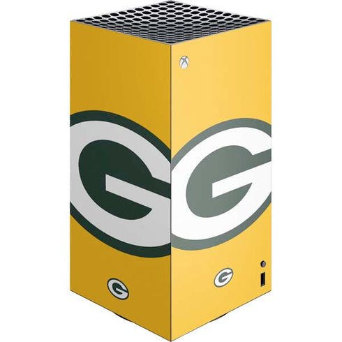 NFL Green Bay Packers Large Logo XBox Series X Digital Edition Console Skin