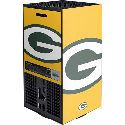 NFL Green Bay Packers Large Logo XBox Series X Digital Edition Console Skin