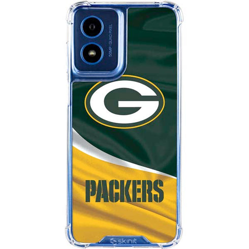 NFL Green Bay Packers Moto G Play 4G (2024) Clear Case