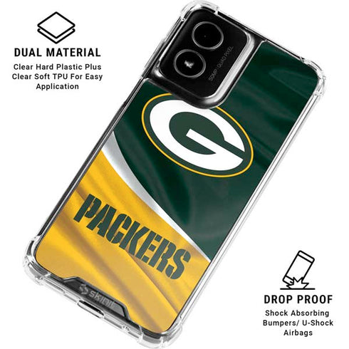 NFL Green Bay Packers Moto G Power 5G (2024) Clear Case