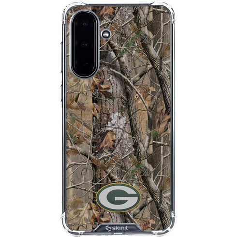 NFL Green Bay Packers Realtree AP Camo Galaxy A36 5G Clear Case