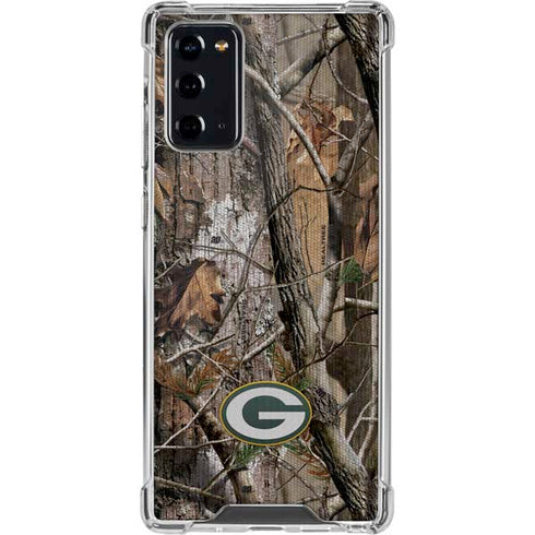 NFL Green Bay Packers Realtree AP Camo Galaxy Note20 5G Clear Case