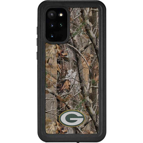 NFL Green Bay Packers Realtree AP Camo Galaxy S20 Plus Waterproof Case