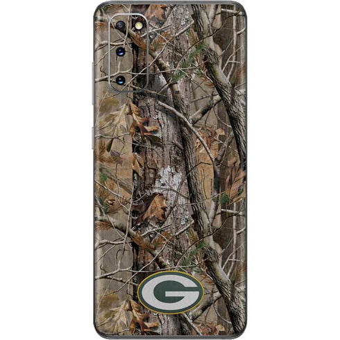 NFL Green Bay Packers Realtree AP Camo Galaxy S20 Skin
