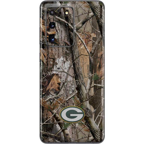 NFL Green Bay Packers Realtree AP Camo Galaxy S20 Ultra 5G Skin