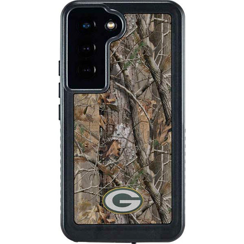 NFL Green Bay Packers Realtree AP Camo Galaxy S24 Waterproof Case