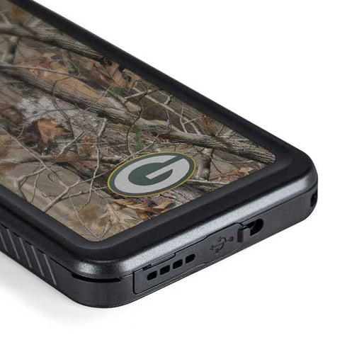 NFL Green Bay Packers Realtree AP Camo Galaxy S24 Waterproof Case