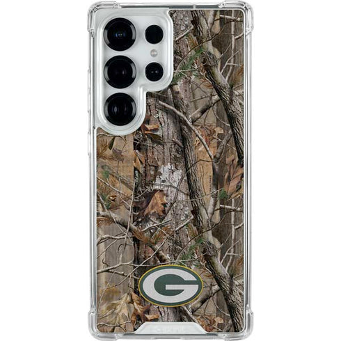 NFL Green Bay Packers Realtree AP Camo Galaxy S25 Ultra Clear Case