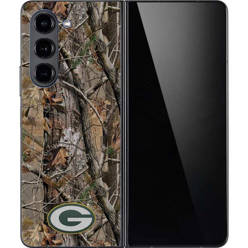 NFL Green Bay Packers Realtree AP Camo Galaxy Z Fold5 5G Skin
