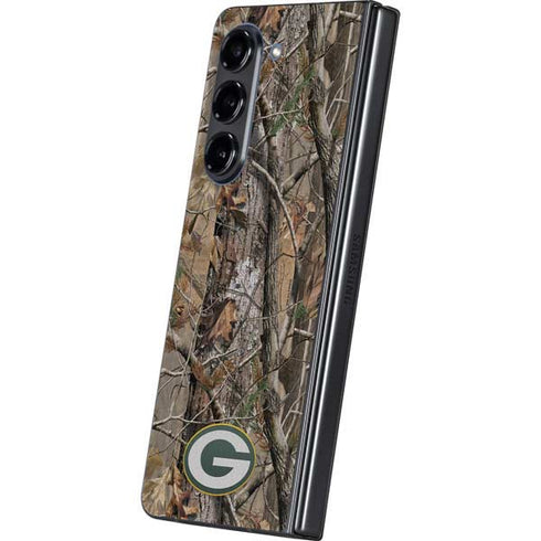 NFL Green Bay Packers Realtree AP Camo Galaxy Z Fold5 5G Skin