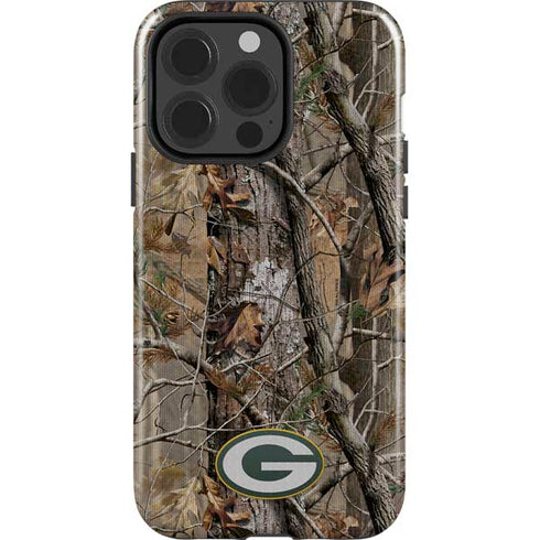 NFL Green Bay Packers Realtree AP Camo iPhone 15 Pro Impact Case