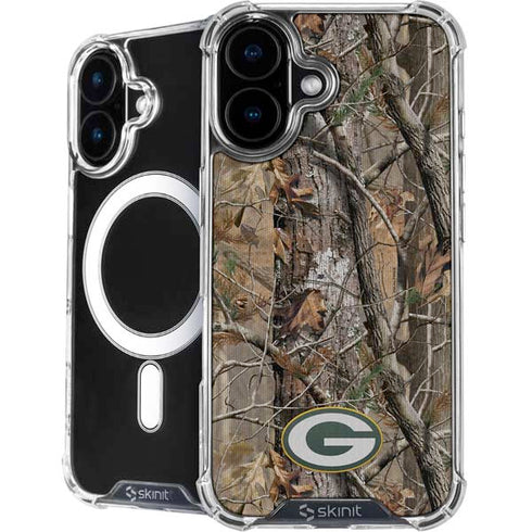 NFL Green Bay Packers Realtree AP Camo iPhone 16 MagSafe Case