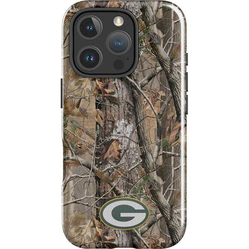 NFL Green Bay Packers Realtree AP Camo iPhone 16 Pro Impact Case