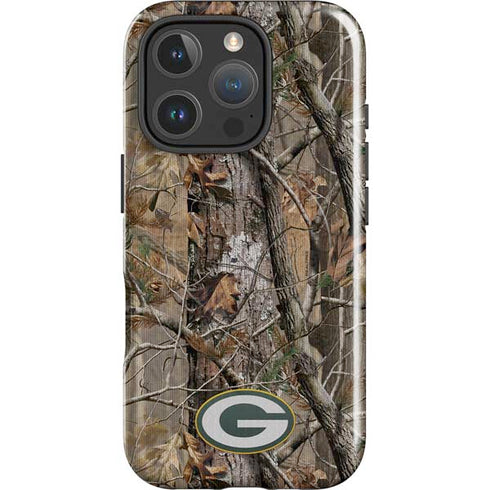 NFL Green Bay Packers Realtree AP Camo iPhone 16 Pro Magsafe Impact Case