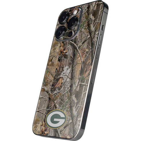 NFL Green Bay Packers Realtree AP Camo iPhone 16 Pro Max Skin