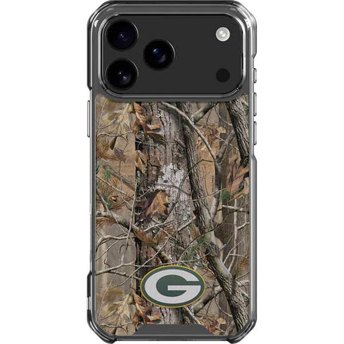 NFL Green Bay Packers Realtree AP Camo iPhone 18 Pro Max Clear Case