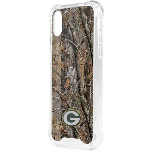 NFL Green Bay Packers Realtree AP Camo iPhone XS Clear Case