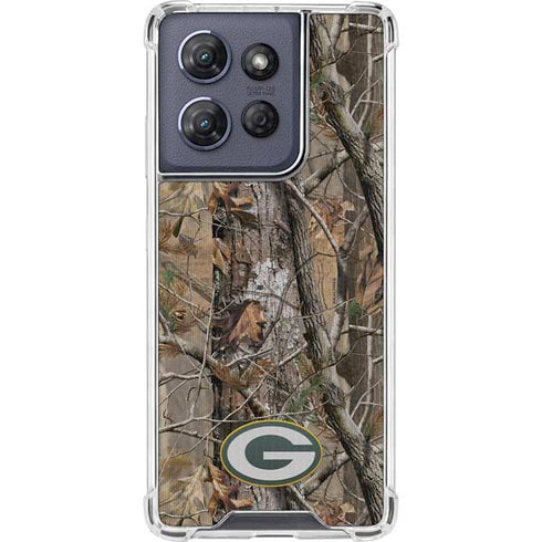 NFL Green Bay Packers Realtree AP Camo Moto G 5G (2025) Clear Case