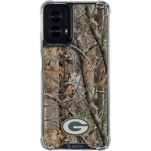 NFL Green Bay Packers Realtree AP Camo Moto G Power 5G (2024) Clear Case