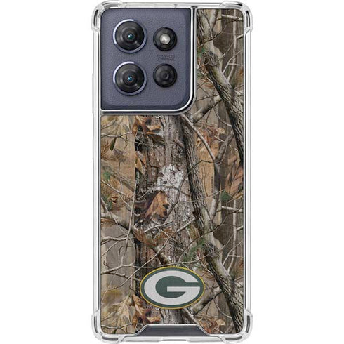 NFL Green Bay Packers Realtree AP Camo Moto G Power 5G (2025) Clear Case