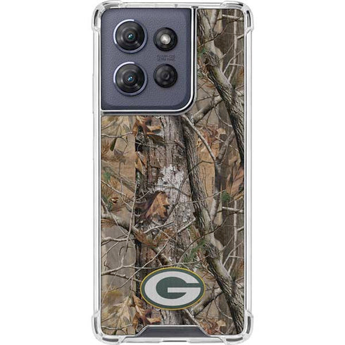 NFL Green Bay Packers Realtree AP Camo Moto G Stylus 5G (2025) Clear Case