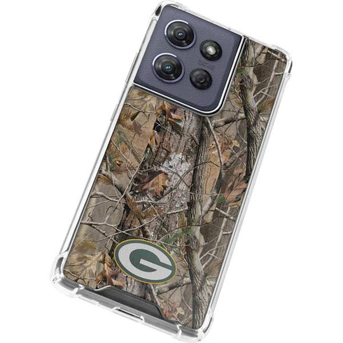 NFL Green Bay Packers Realtree AP Camo Moto G Stylus 5G (2025) Clear Case