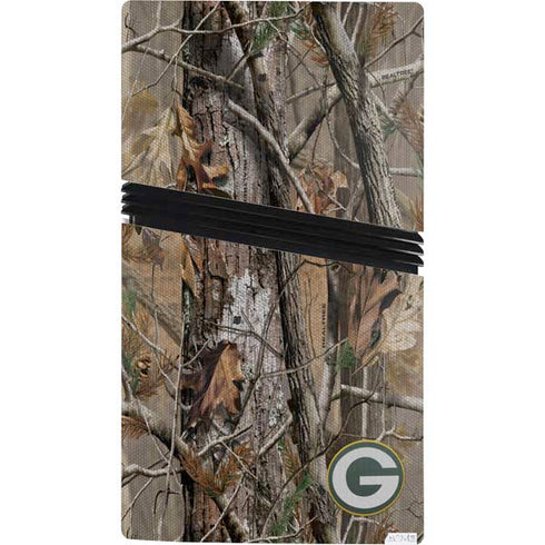 NFL Green Bay Packers Realtree AP Camo PS5 Pro Console Skin