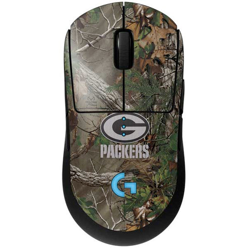 NFL Green Bay Packers Realtree Xtra Green Camo G Pro Wireless Gaming Mouse Skin