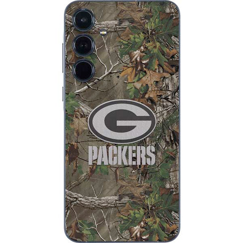 NFL Green Bay Packers Realtree Xtra Green Camo Galaxy A35 5G Skin