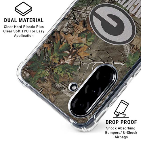 NFL Green Bay Packers Realtree Xtra Green Camo Galaxy A36 5G Clear Case