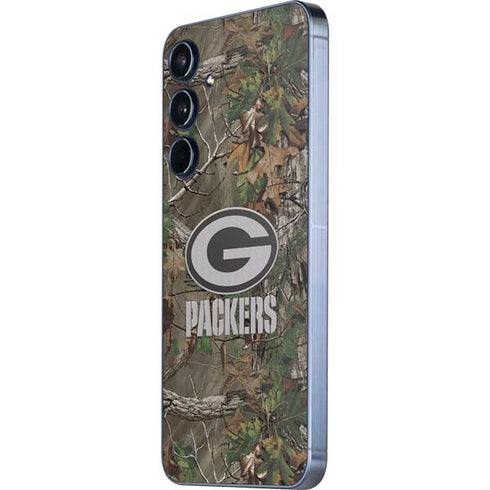 NFL Green Bay Packers Realtree Xtra Green Camo Galaxy A55 5G Skin