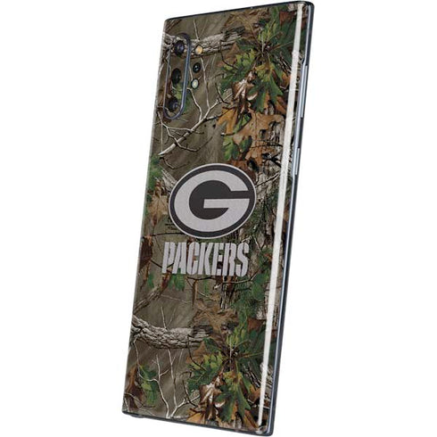 NFL Green Bay Packers Realtree Xtra Green Camo Galaxy Note 10 Plus Skin