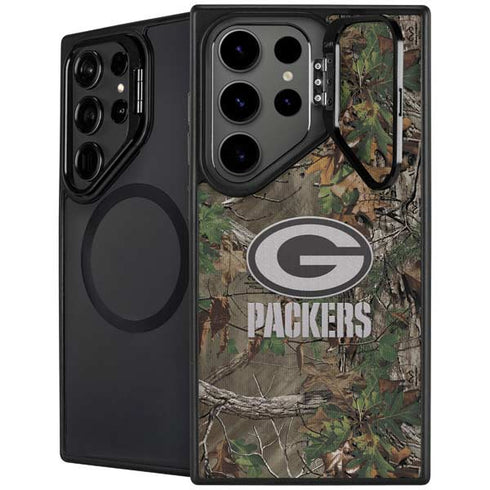 NFL Green Bay Packers Realtree Xtra Green Camo Galaxy S24 Ultra Kickstand Case