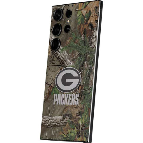 NFL Green Bay Packers Realtree Xtra Green Camo Galaxy S24 Ultra Skin