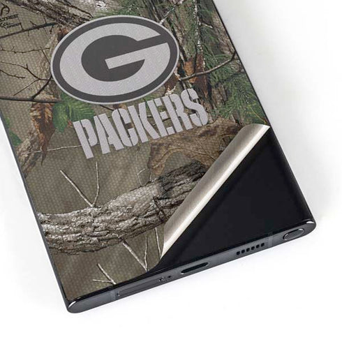 NFL Green Bay Packers Realtree Xtra Green Camo Galaxy S25 Ultra Skin