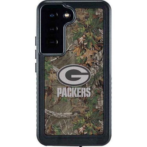 NFL Green Bay Packers Realtree Xtra Green Camo Galaxy S24 Waterproof Case
