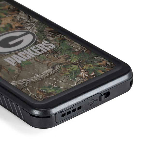 NFL Green Bay Packers Realtree Xtra Green Camo Galaxy S24 Waterproof Case