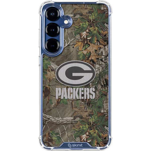 NFL Green Bay Packers Realtree Xtra Green Camo Galaxy S25 Clear Case