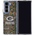 NFL Green Bay Packers Realtree Xtra Green Camo Galaxy Z Fold5 5G Clear Case