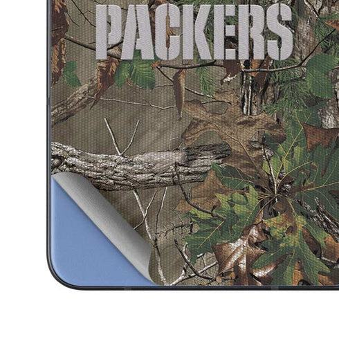 NFL Green Bay Packers Realtree Xtra Green Camo Galaxy Z Fold5 5G Skin