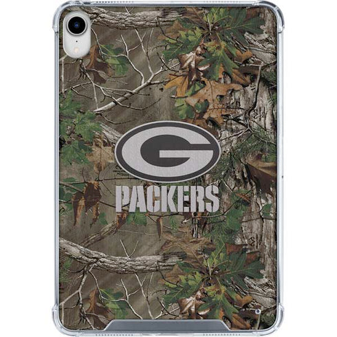 NFL Green Bay Packers Realtree Xtra Green Camo iPad 11th Gen (2025) Clear Case