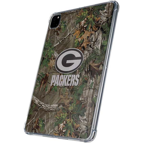 NFL Green Bay Packers Realtree Xtra Green Camo iPad Pro 11in (2024) Clear Case