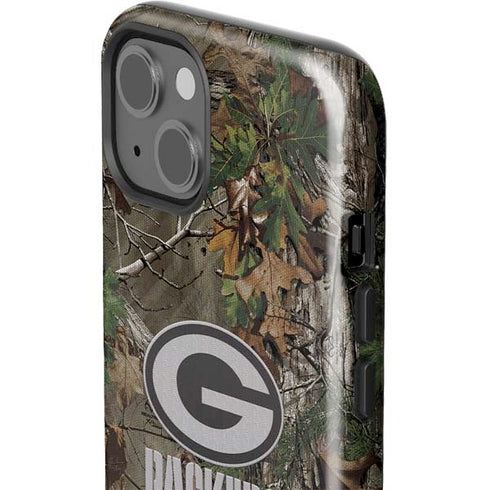 NFL Green Bay Packers Realtree Xtra Green Camo iPhone 15 Impact Case