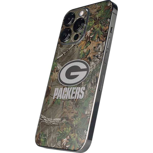NFL Green Bay Packers Realtree Xtra Green Camo iPhone 15 Pro Max Skin