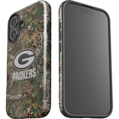 NFL Green Bay Packers Realtree Xtra Green Camo iPhone 16 Impact Case